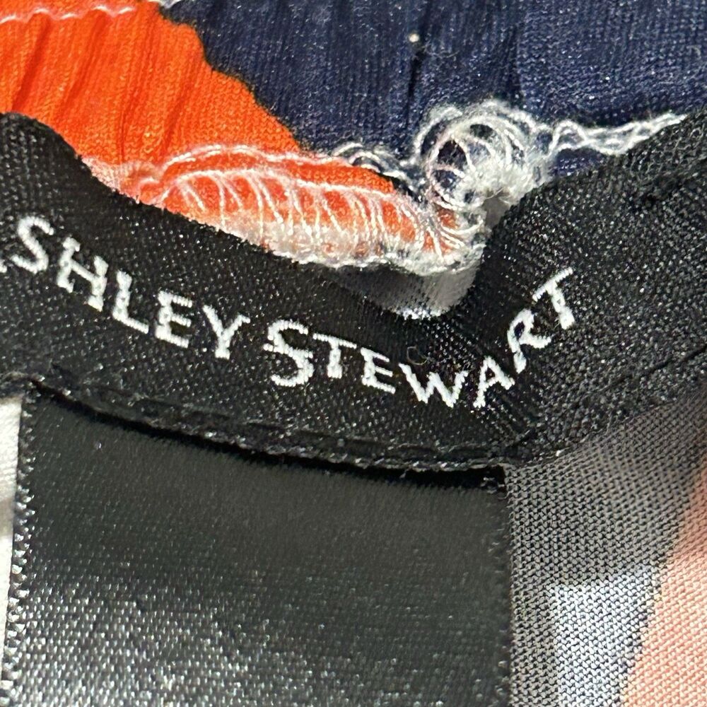 Ashley Stewart Pants 22 Orange Wide Leg Plus Size Coastal Beach Resort Relaxed - Picture 7 of 8